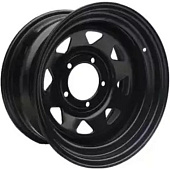 Off Road Wheels УАЗ 7x16 5*139.7 ET-3 DIA110.1 Black Штампованный